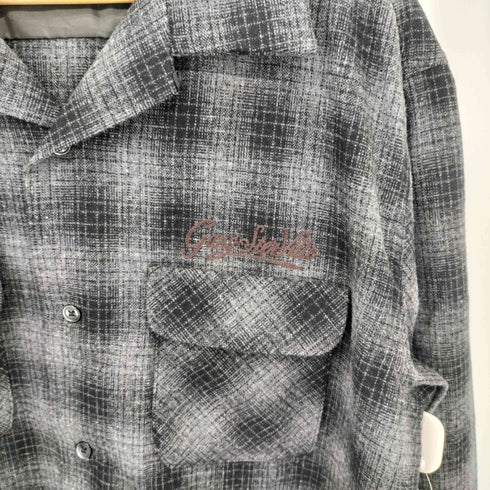 ギャングスタビル GANGSTERVILLE LOCOS L/S CHECK SHIRTS ウール チェック L/S シャツ メンズ import:L